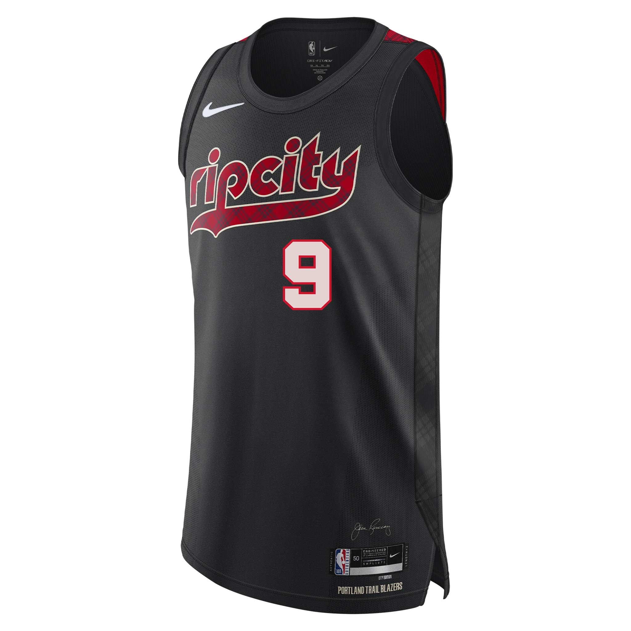 Portland Trail Blazers Jerami Grant 23-24 Retro Plaid Swingman Jersey