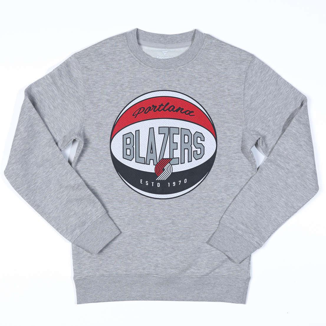Portland Trail Blazers Hard Color Crewneck: Embody the Trail Blazers Spirit  | Rip City Clothing