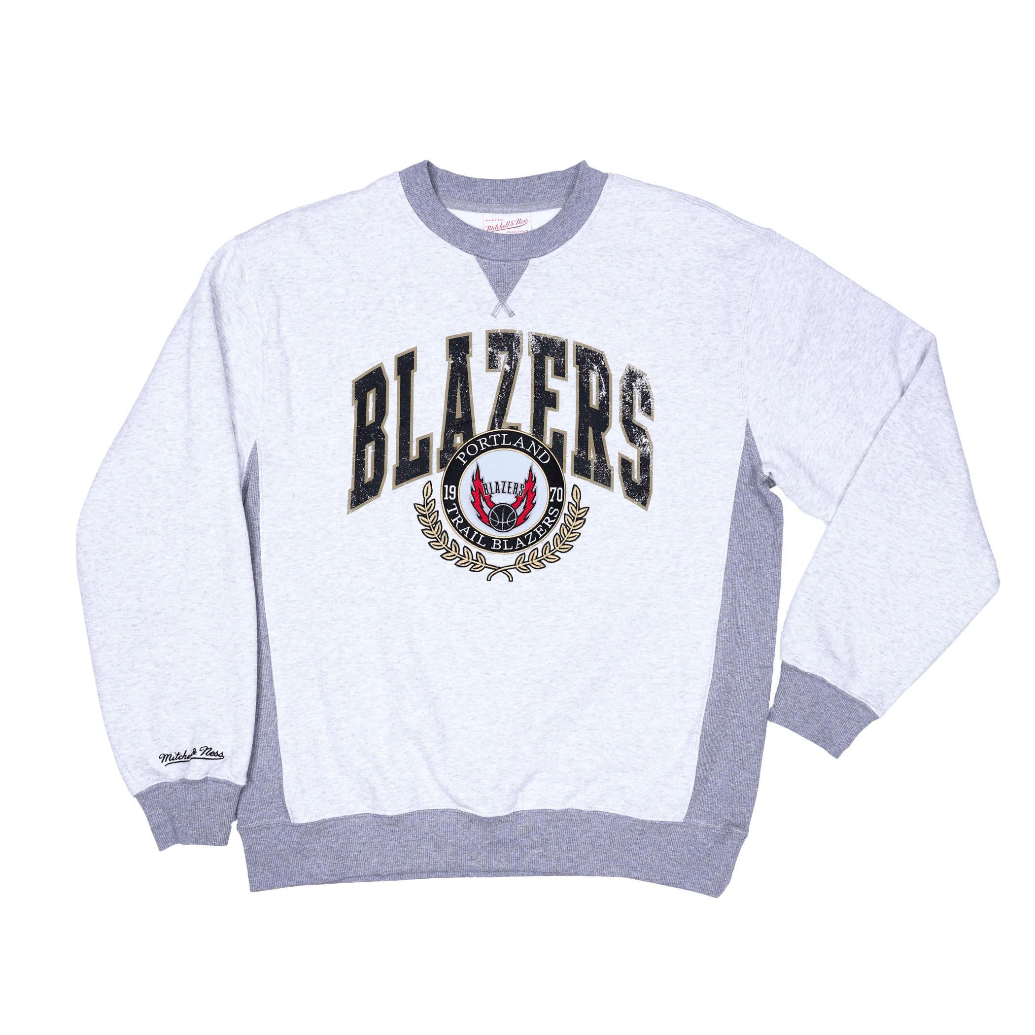 Graphic Sweatshirt Trail Blazers Sweatshirt Mitchell Ness Vintage