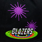 Mitchell & Ness NBA Space Out Fitted Hardwood Trail Blazers Cap