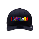 New Era Multi-font Portland Black 9FIFTY Snapback - Rip City Clothing