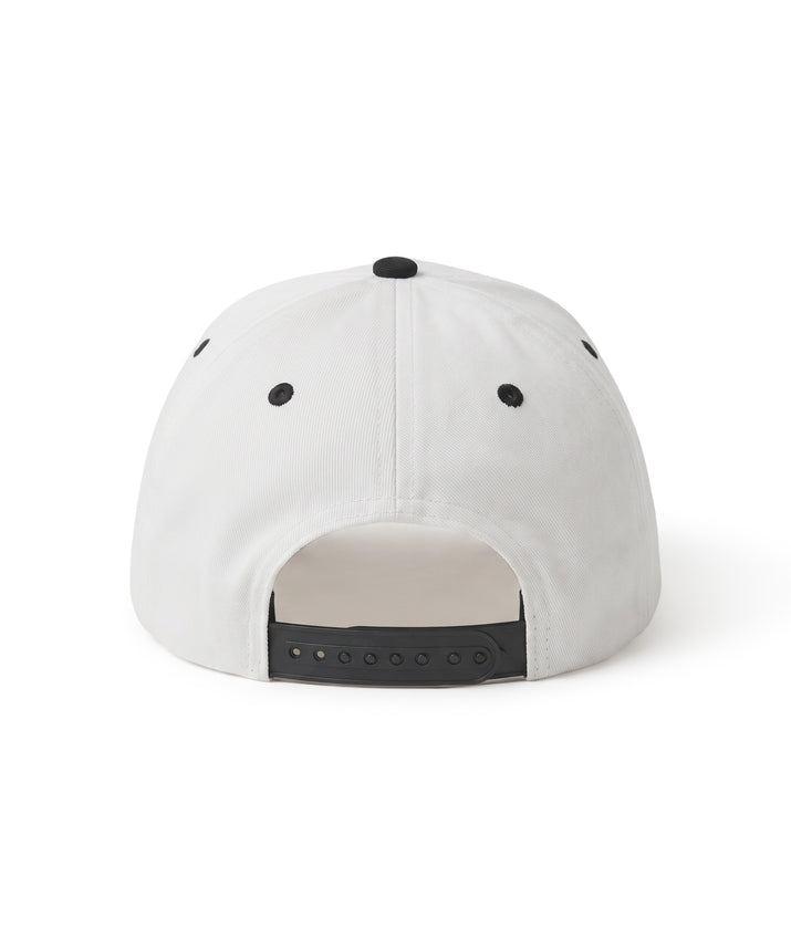 47 Brand Double Baseline White Snapback