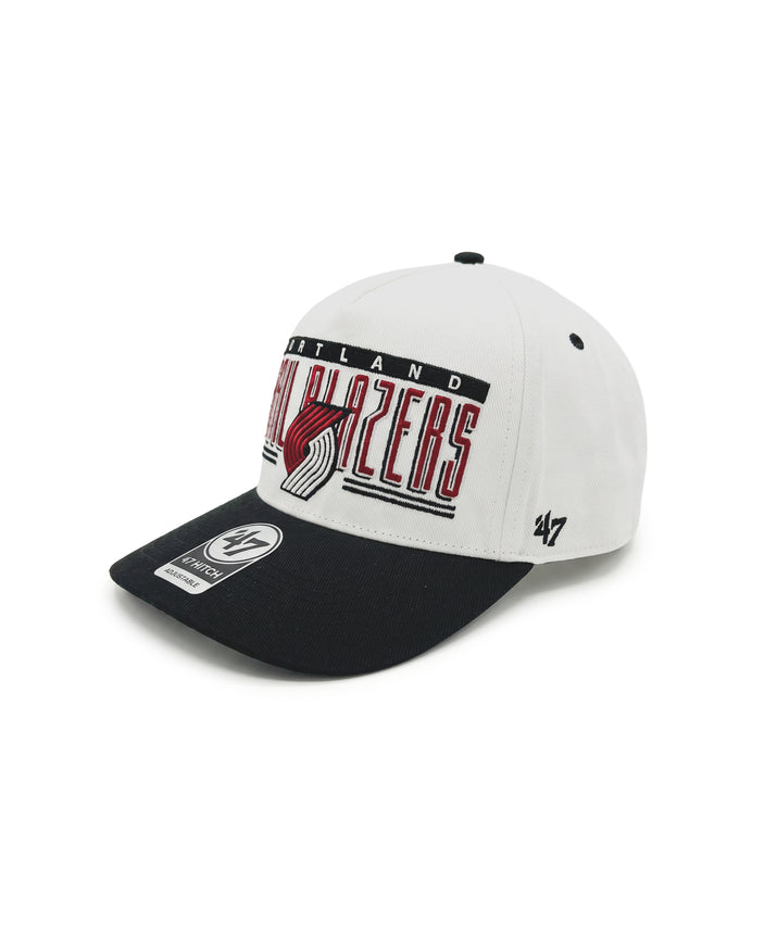 47 Brand Double Baseline White Snapback