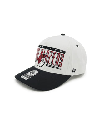47 Brand Double Baseline White Snapback