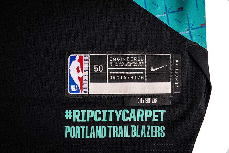 Portland Trail Blazers Nike City Edition Swingman Jersey - Custom
