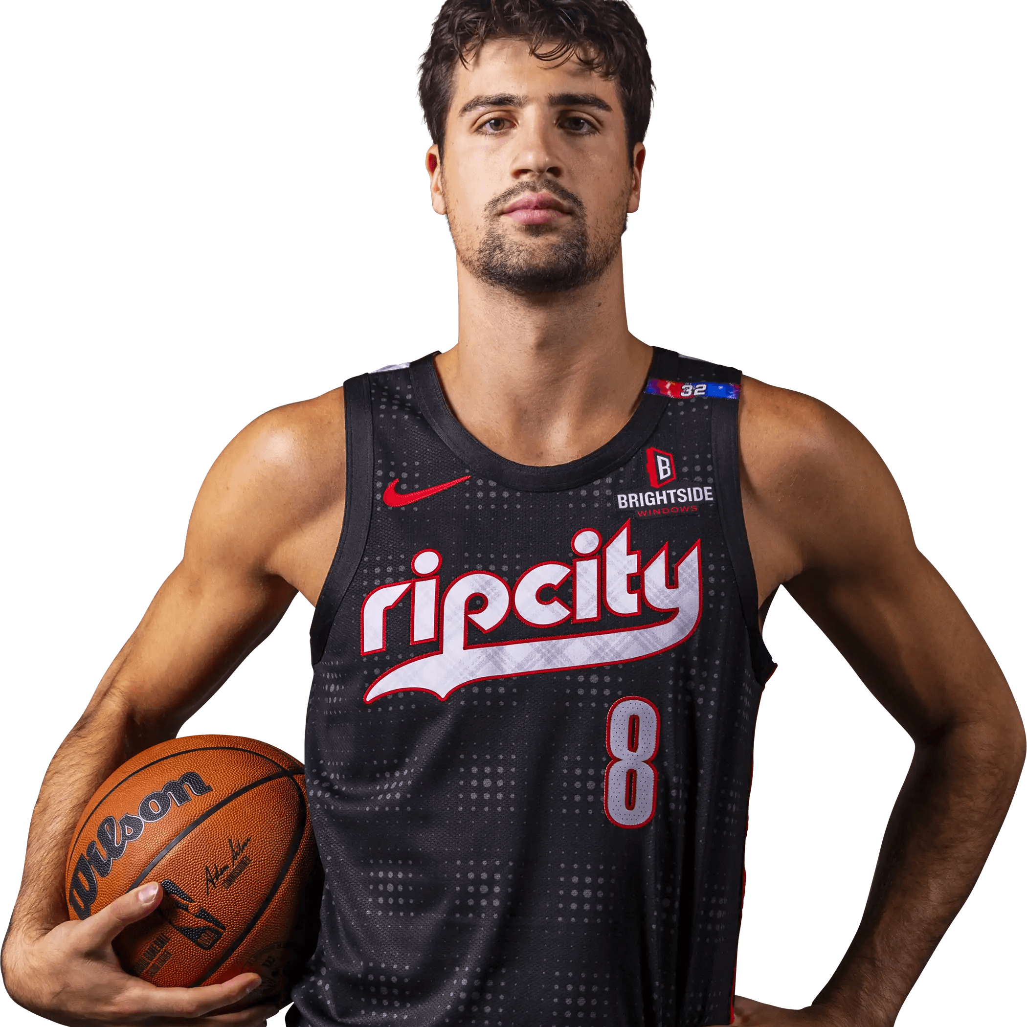 Nike Deni Avdija NBA Authentic Peak Plaid 24-25 City Edition Jersey - Rip City Clothing