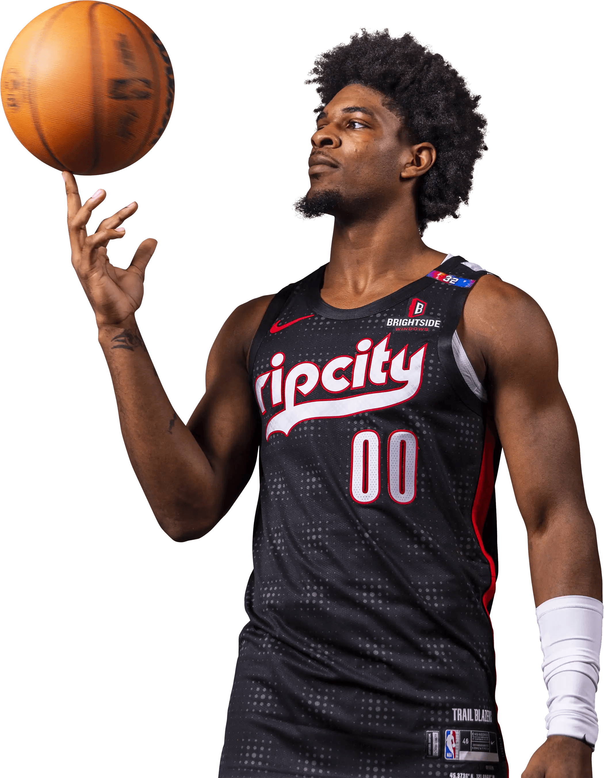 Nike Scoot Henderson NBA Authentic Peak Plaid 24-25 City Edition Jersey - Rip City Clothing