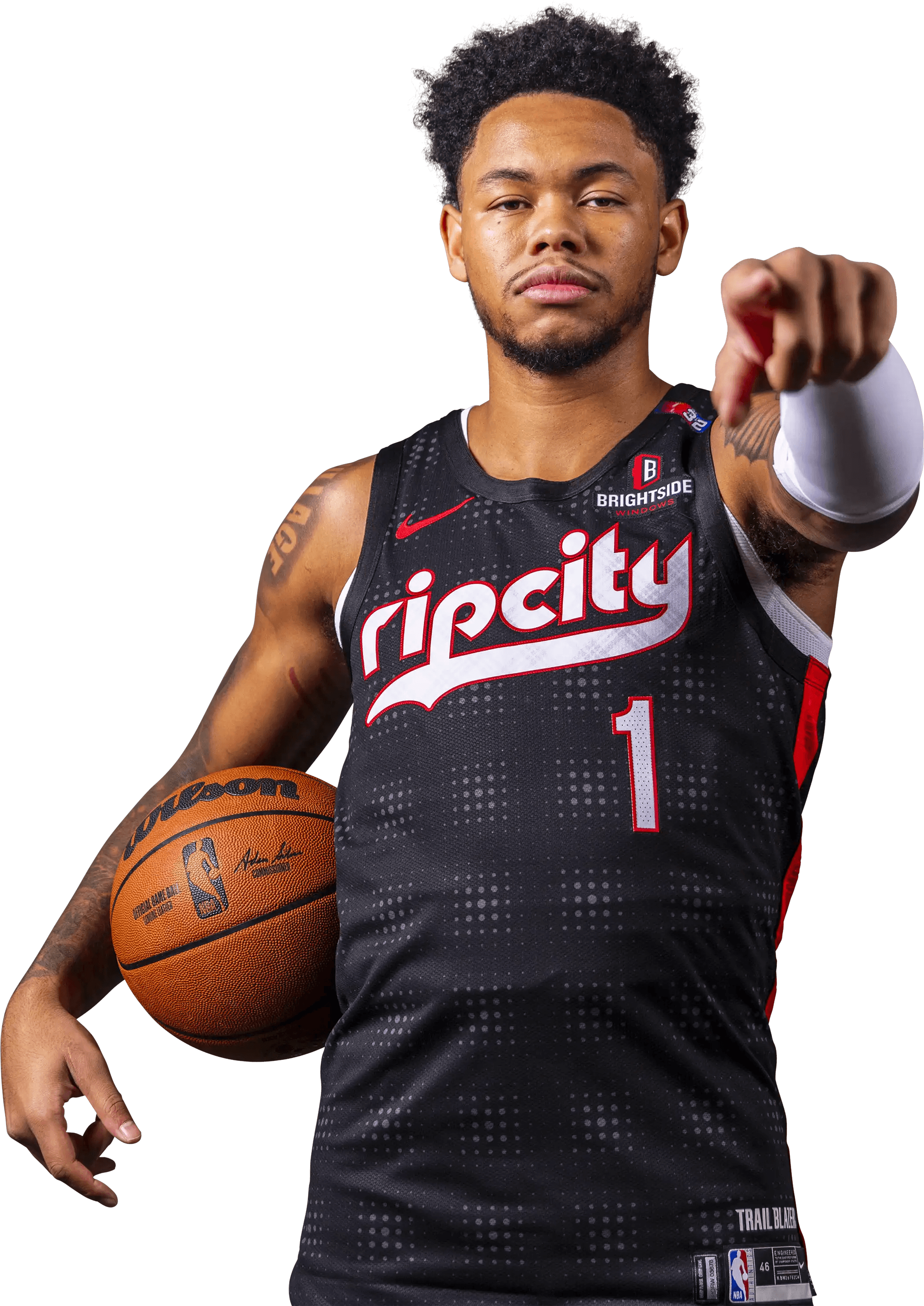 Nike Anfernee Simons NBA Authentic Peak Plaid 24-25 City Edition Jersey - Rip City Clothing