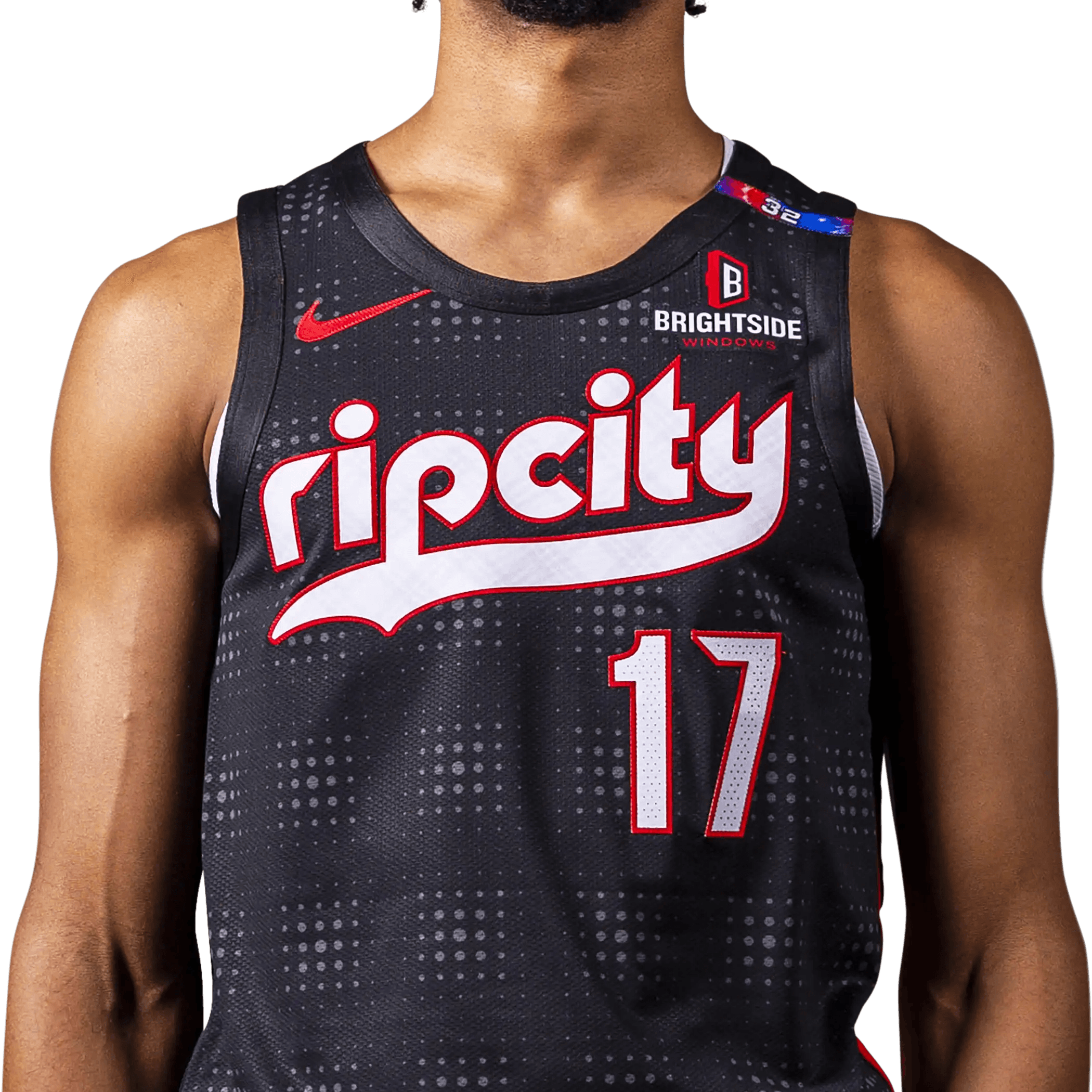 Nike Shaedon Sharpe NBA Authentic Peak Plaid 24-25 City Edition Jersey - Rip City Clothing