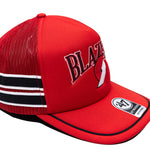 47 Brand Blazers Sideband Trucker Cap - Rip City Clothing