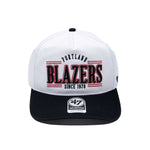 47 Brand Blazers Two Toned Streamline Snapback - Rip City Clothing