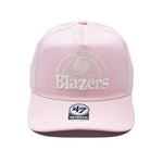 47 Brand W Blazers Pink Wander Snapback - Rip City Clothing