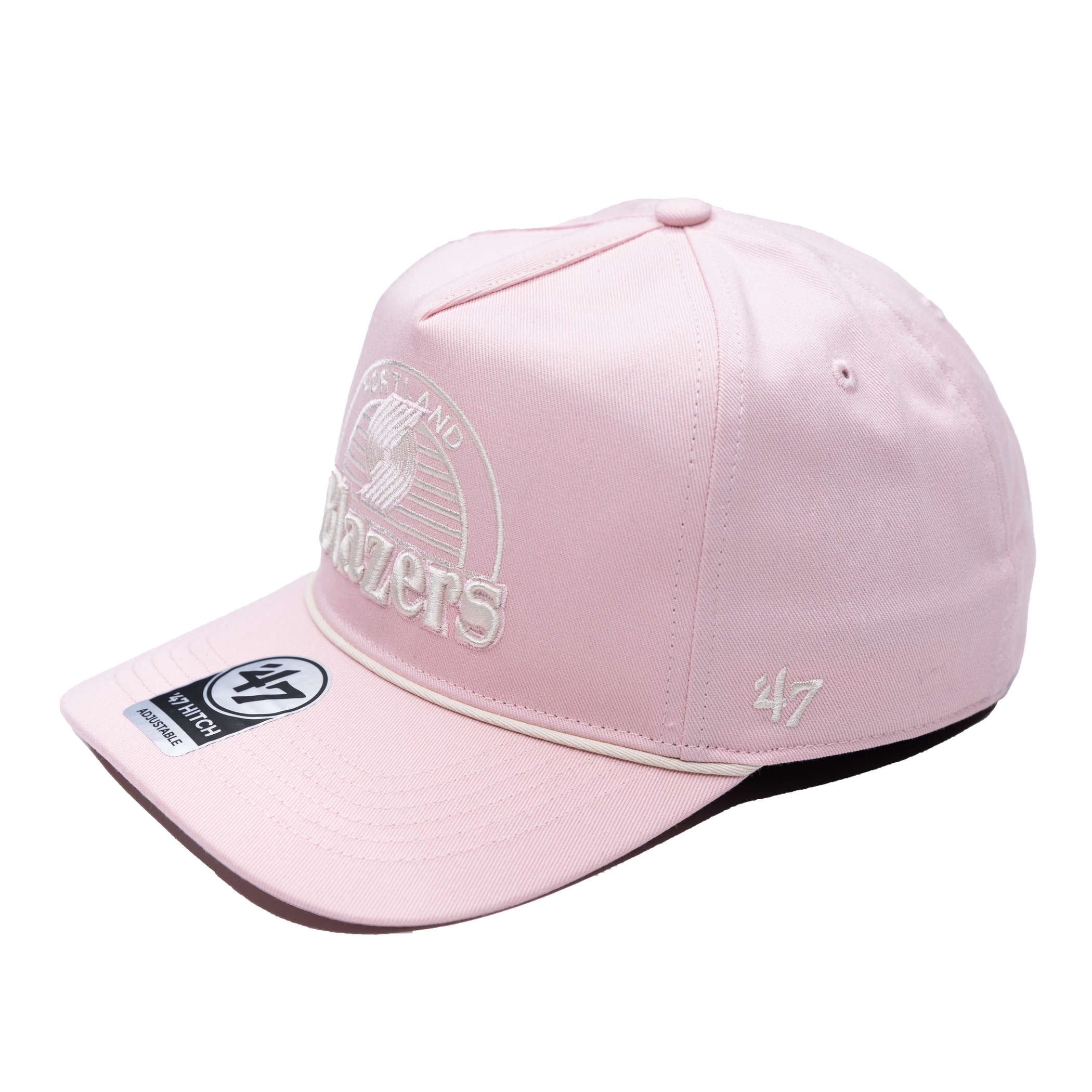 47 Brand W Blazers Pink Wander Snapback - Rip City Clothing