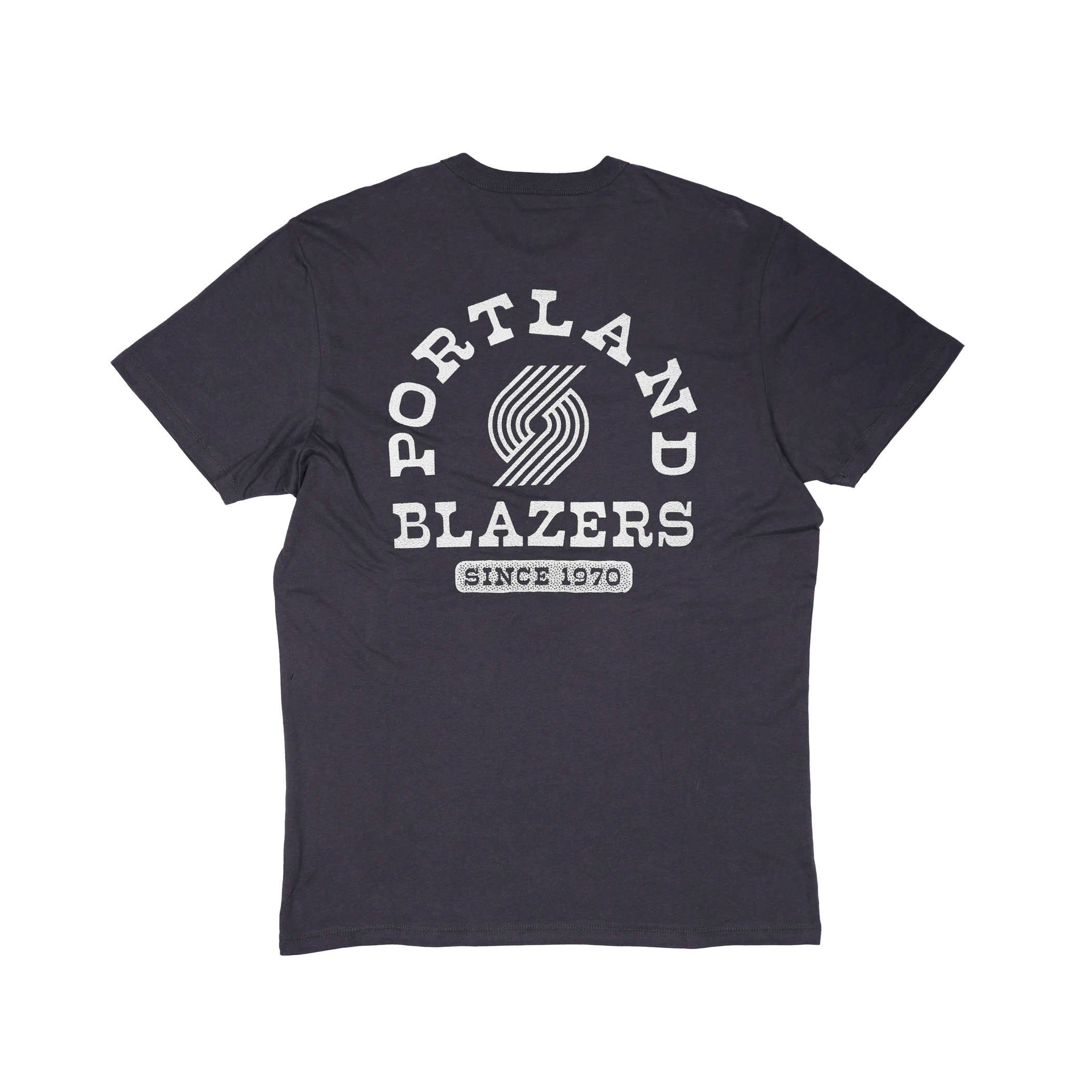 Trail Blazers Back Canyon '47 Brand Gray Tee - Rip City Clothing