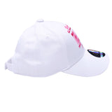 Youth Girls All White Trail Blazers Adjustable Cap - Rip City Clothing