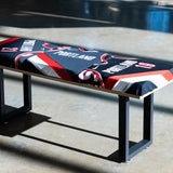 Kevin Concepts Rip City Jersey Bench – Handmade Blazers Fan Furniture