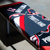 Kevin Concepts Rip City Jersey Bench – Handmade Blazers Fan Furniture