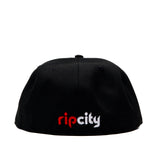 Pinwheel Paisley Black Fitted Hat