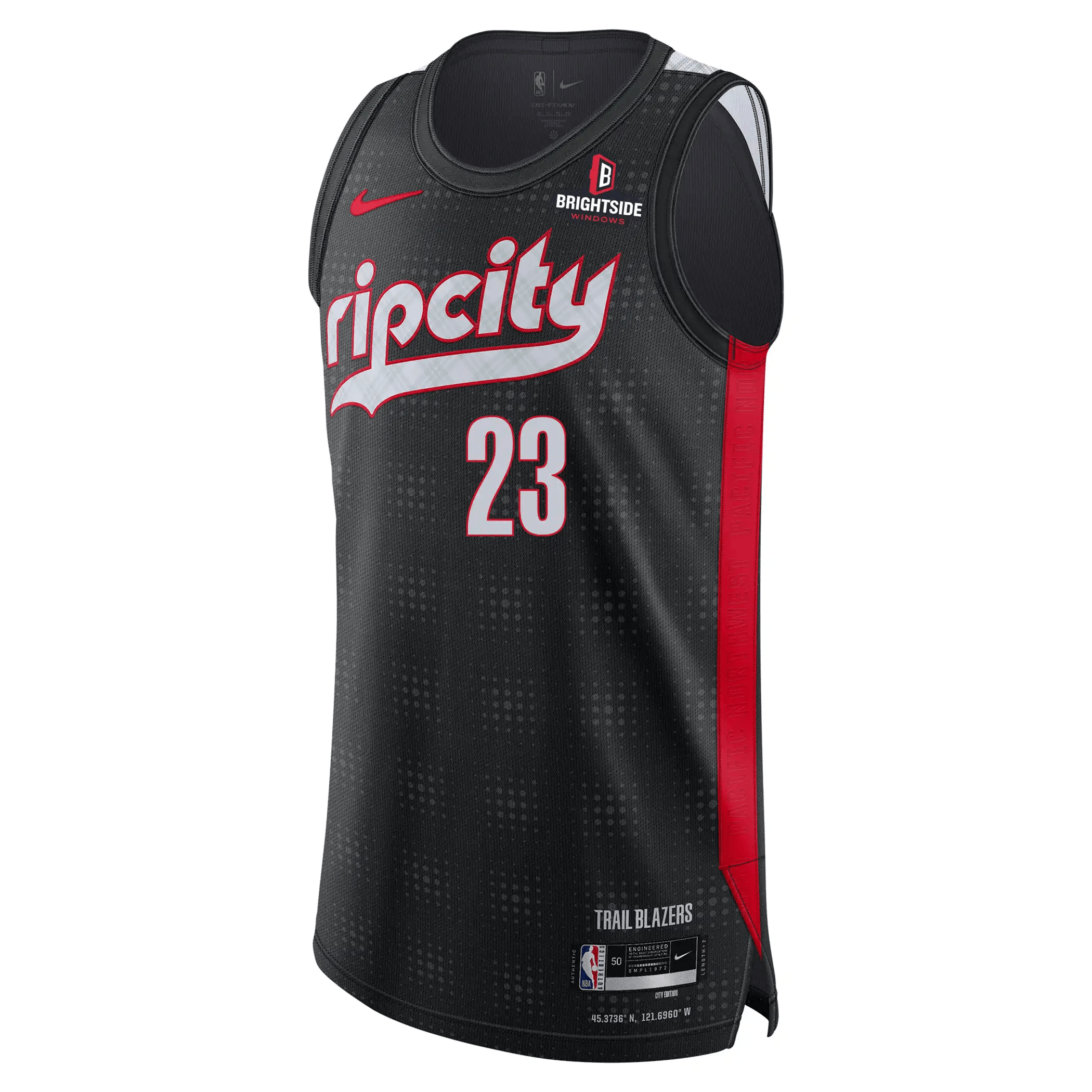 Nike Donovan Clingan NBA Authentic Peak Plaid 24-25 City Edition Jersey - Rip City Clothing