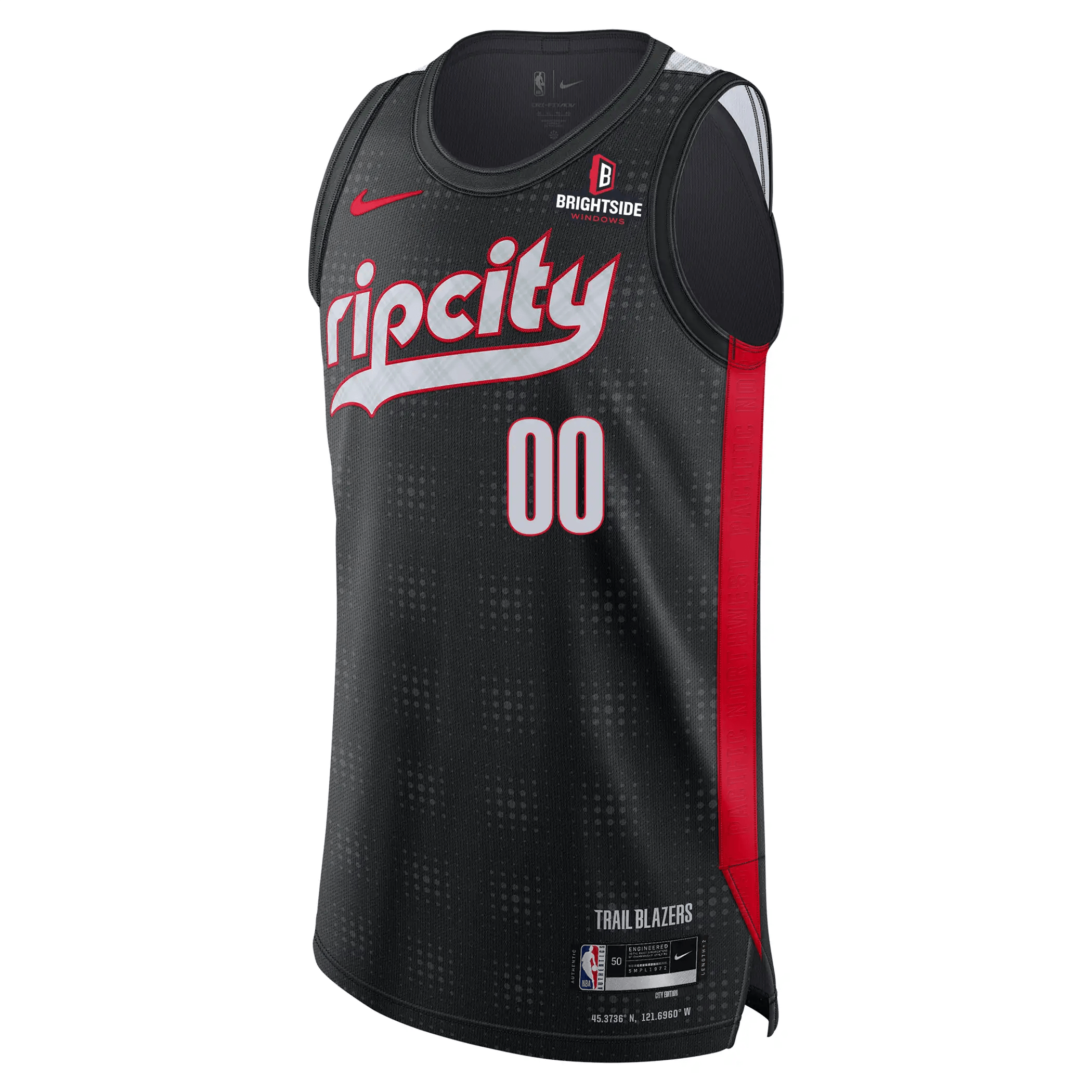 Nike Scoot Henderson NBA Authentic Peak Plaid 24-25 City Edition Jersey - Rip City Clothing
