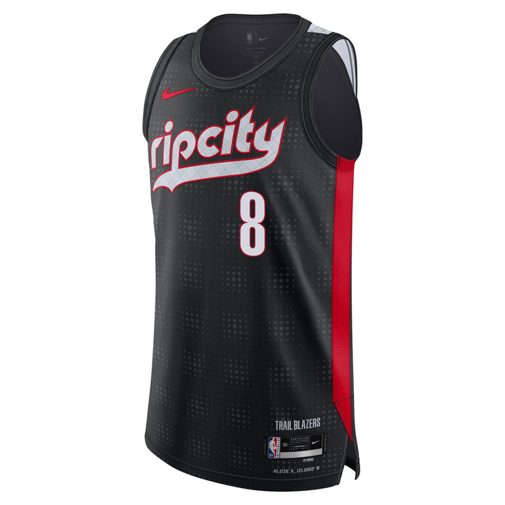 Nike Deni Avdija NBA Authentic Peak Plaid 24-25 City Edition Jersey