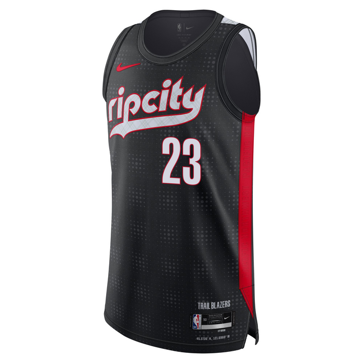 Nike Donovan Clingan NBA Authentic Peak Plaid 24-25 City Edition Jersey