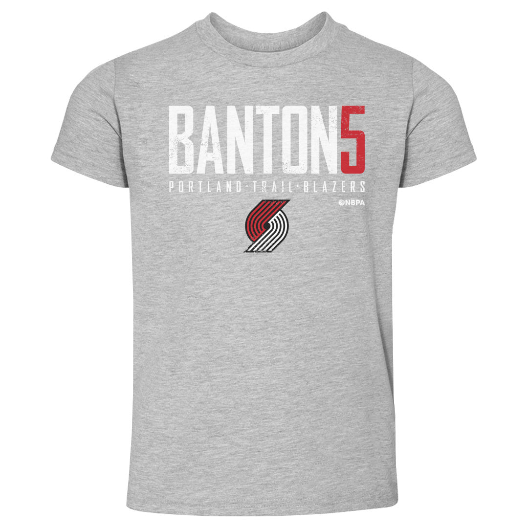 Dalano Banton Portland Trail Blazers Elite Youth T-Shirt