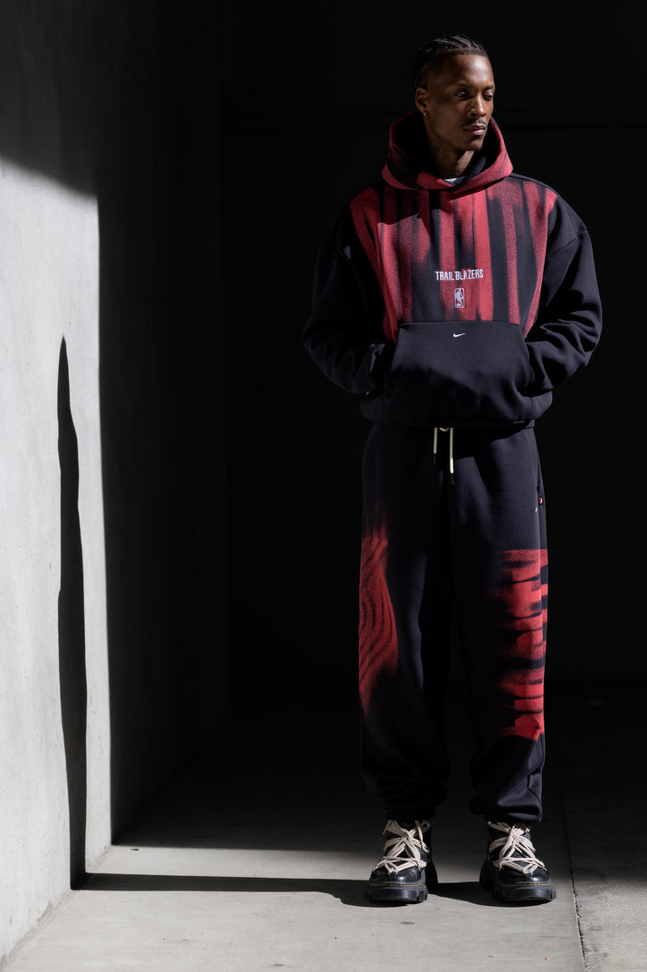 Nike Portland Trail Blazers Standard Issue Men's Therma-FIT Fleece Basketball Pants