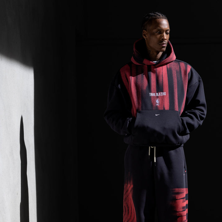 Nike Portland Trail Blazers Standard Issue Men's Therma-FIT Fleece Basketball Hoodie
