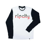 '47 Brand Premier Rumford ripcity Long Sleeve White With Black Sleeves Tee