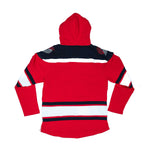 '47 Brand Red, Black & White Pinwheel Superior Lacer Hood
