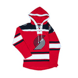 '47 Brand Red, Black & White Pinwheel Superior Lacer Hood