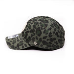 '47 Brand Women's Clean Up Green Leopard Print Cotton Bagheera Adjustable Cap