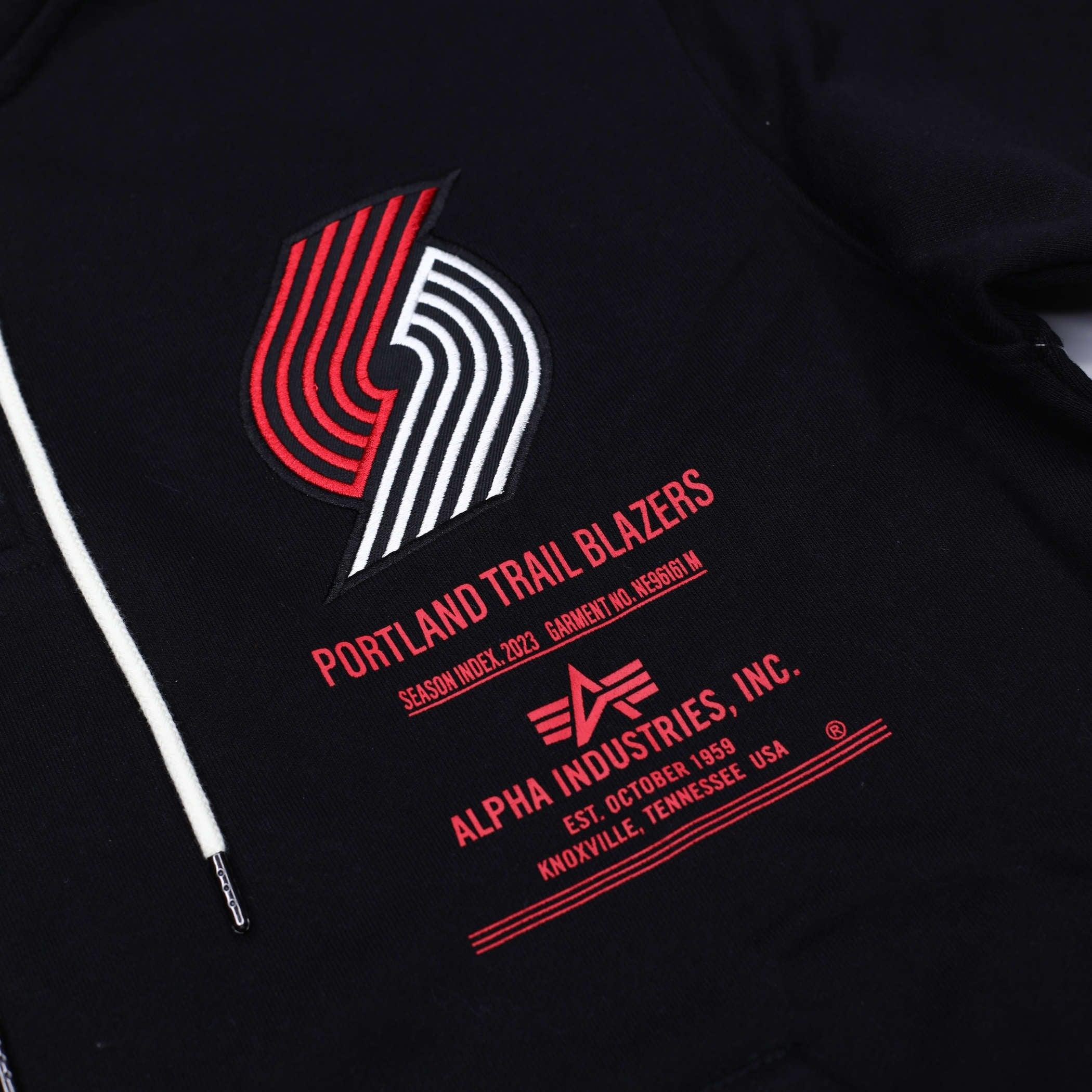 Alpha Industries X New Era Heavy Duty Black Pinwheel Hoodie