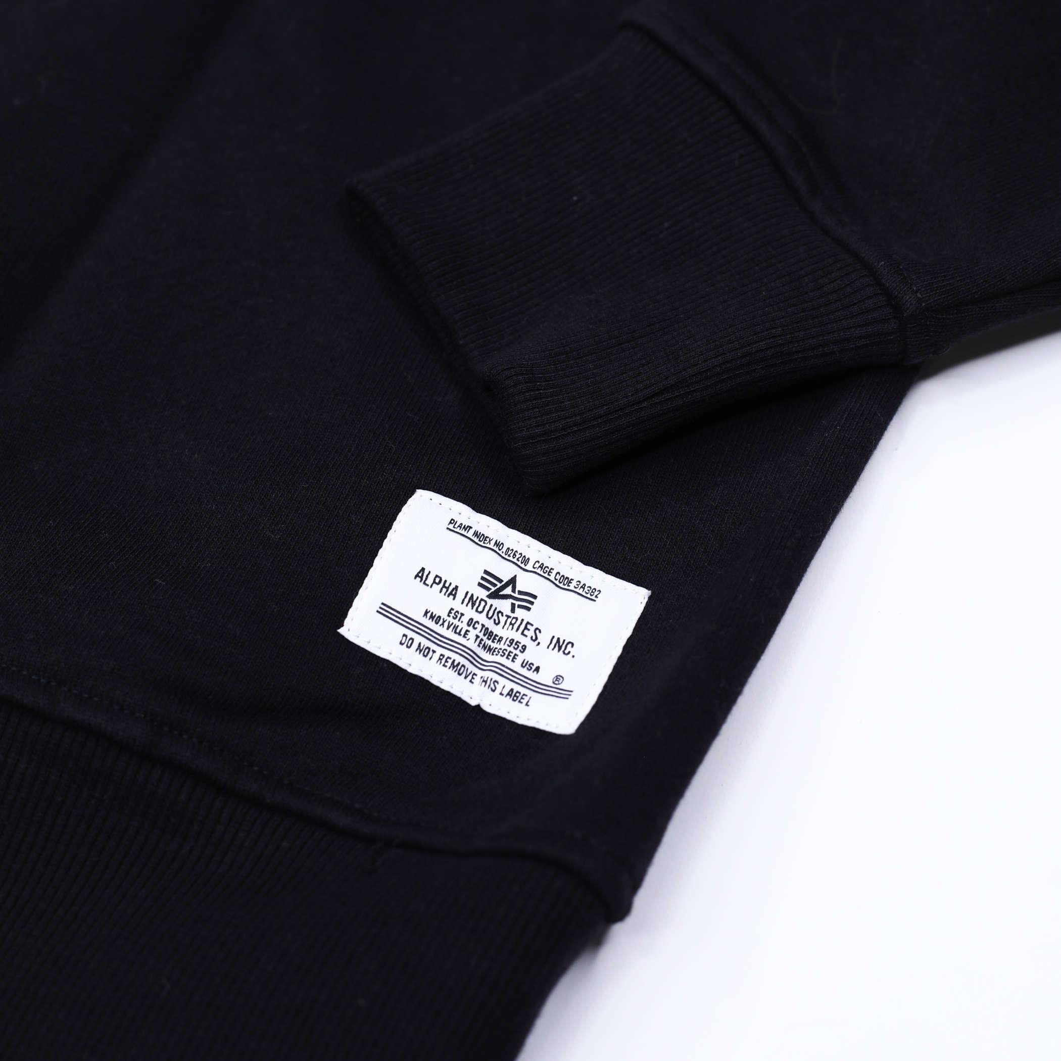 Alpha Industries X New Era Heavy Duty Black Pinwheel Hoodie