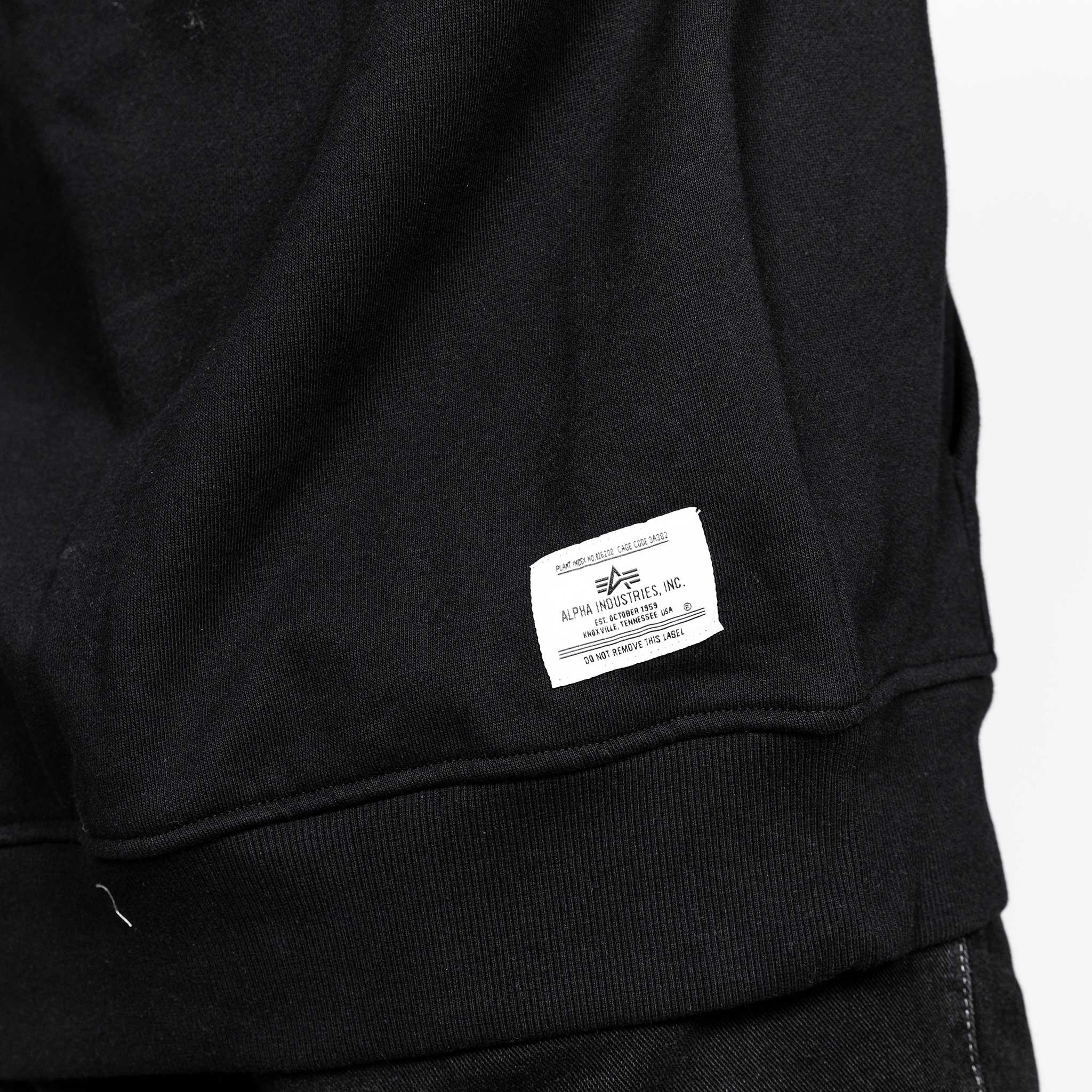 Alpha Industries X New Era Heavy Duty Black Pinwheel Hoodie