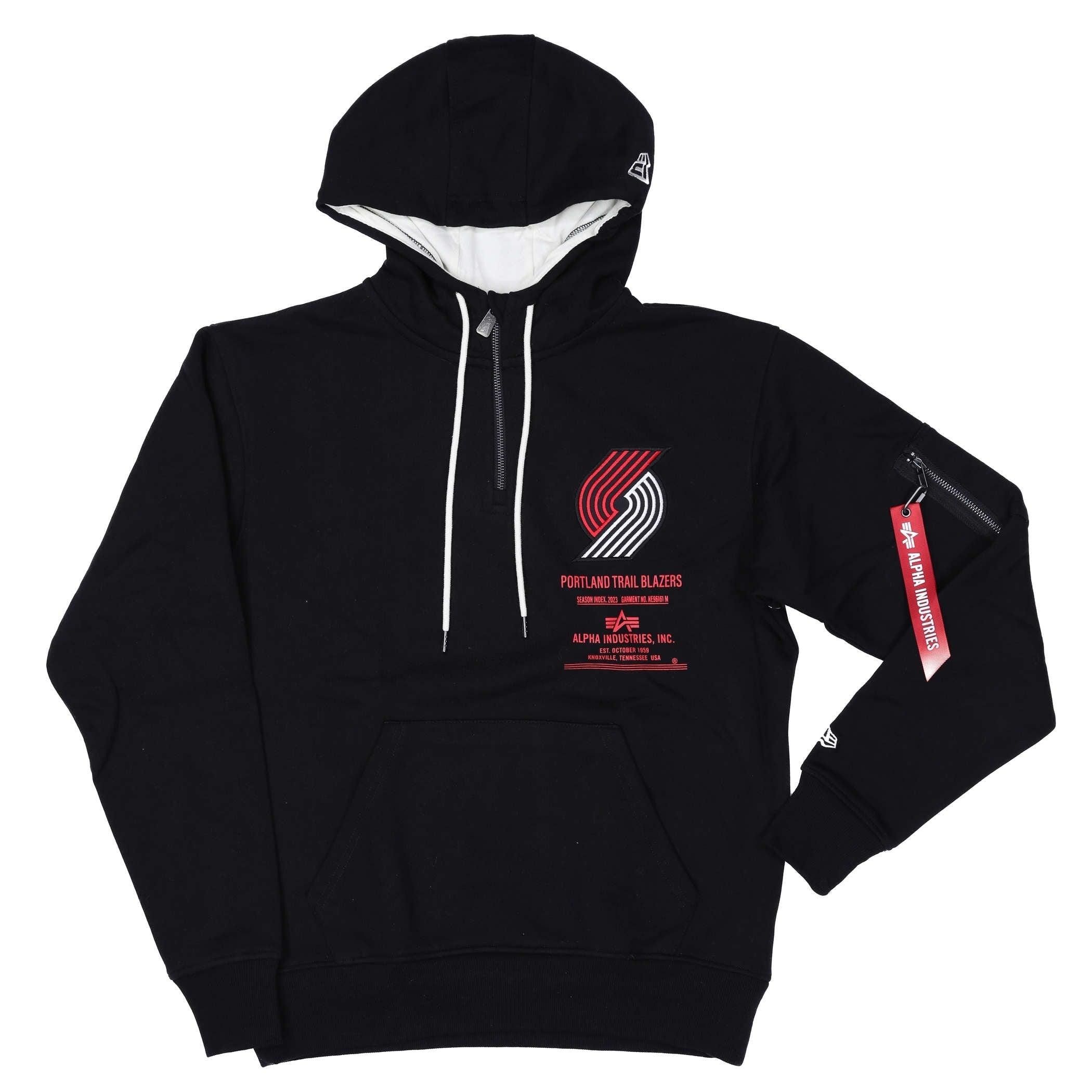 Alpha Industries X New Era Heavy Duty Black Pinwheel Hoodie