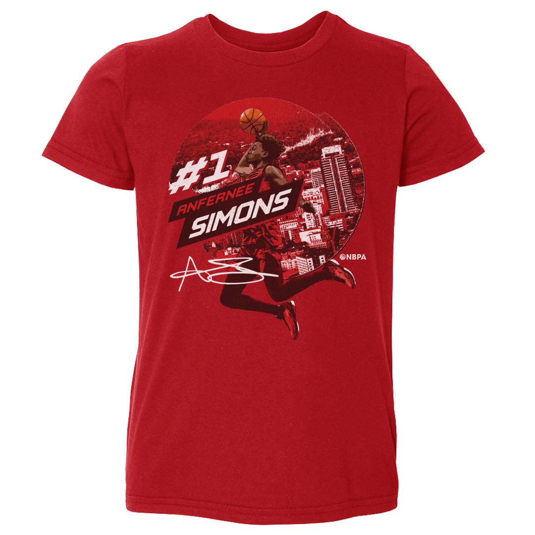 Anfernee Simons City Emblem Toddler T-Shirt Kids Toddler T-Shirt Red