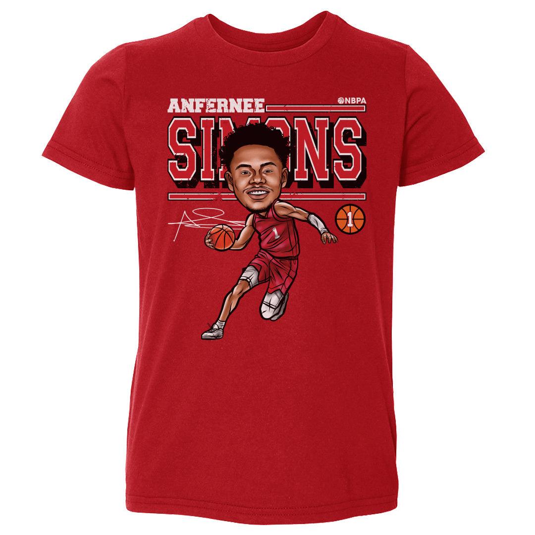 Anfernee Simons Portland Cartoon Toddler T-shirt Kids Toddler T-Shirt Red 2T