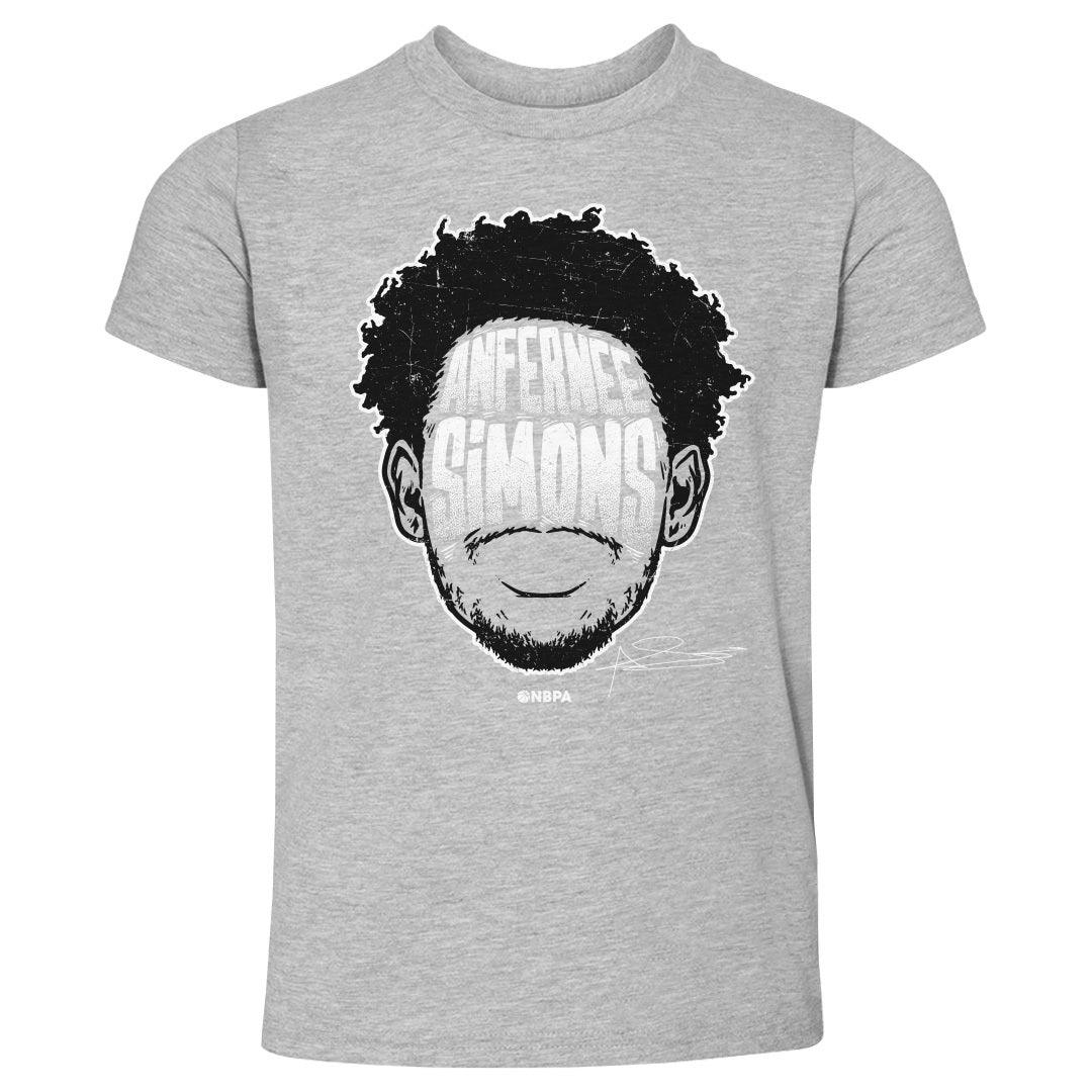 Anfernee Simons Portland Player Silhouette Toddler T-Shirt Kids Toddler T-Shirt Heather Gray