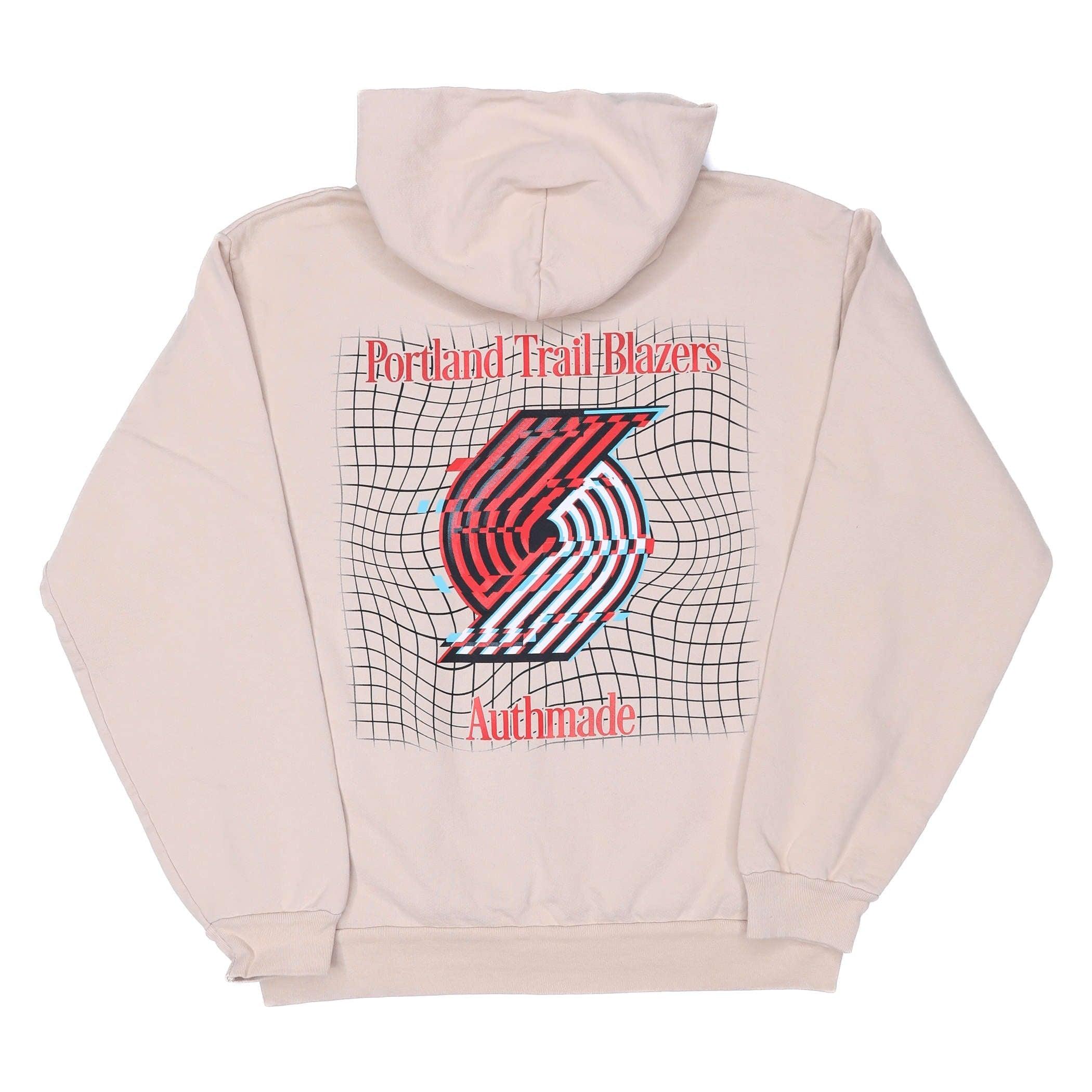 Authmade Warp Glitch Grid Hoodie - Portland Trail Blazers