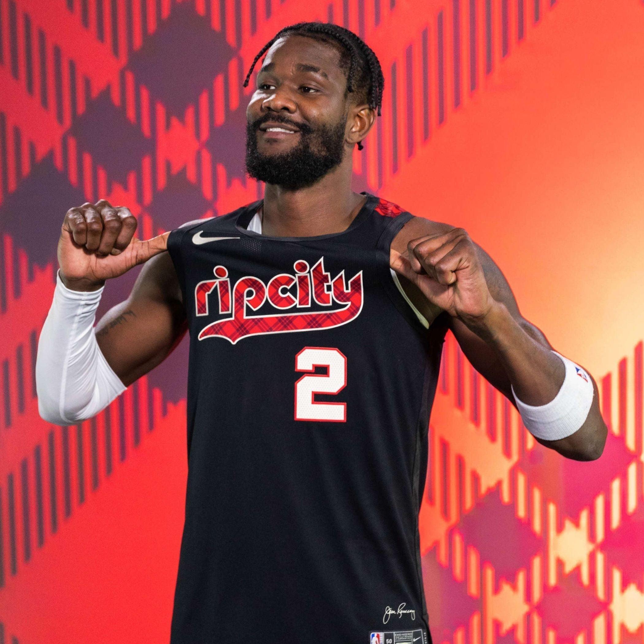 Ayton Nike City Edition 23-24 Retro Plaid Authentic Jersey