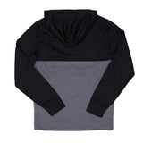 Black & Gray Winter Camp Fleece Hoodie