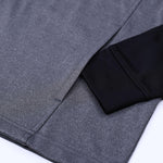 Black & Gray Winter Camp Fleece Hoodie