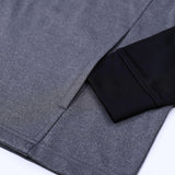 Black & Gray Winter Camp Fleece Hoodie
