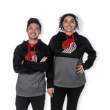 Black & Gray Winter Camp Fleece Hoodie M