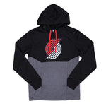 Black & Gray Winter Camp Fleece Hoodie