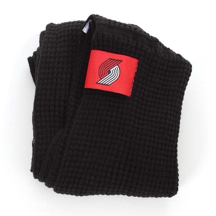 Black Waffle Infinity Scarf