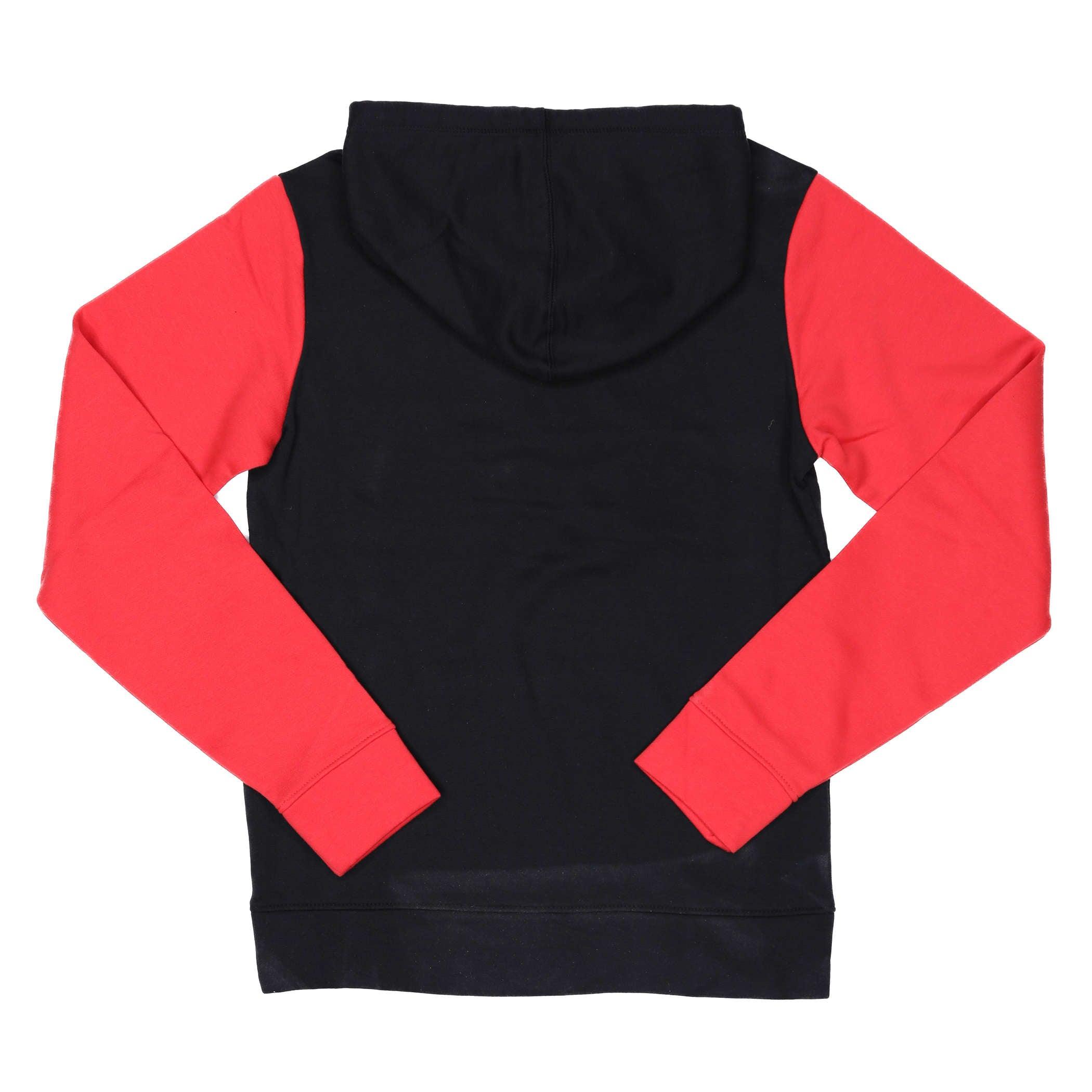 Bold Attack Black & Red Sweatshirt Fleece Hoodie