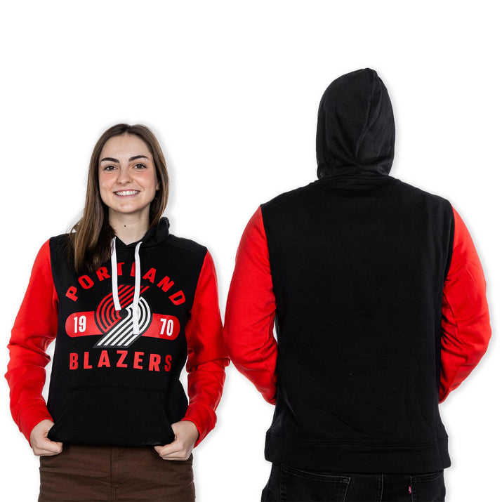 Bold Attack Black & Red Sweatshirt Fleece Hoodie